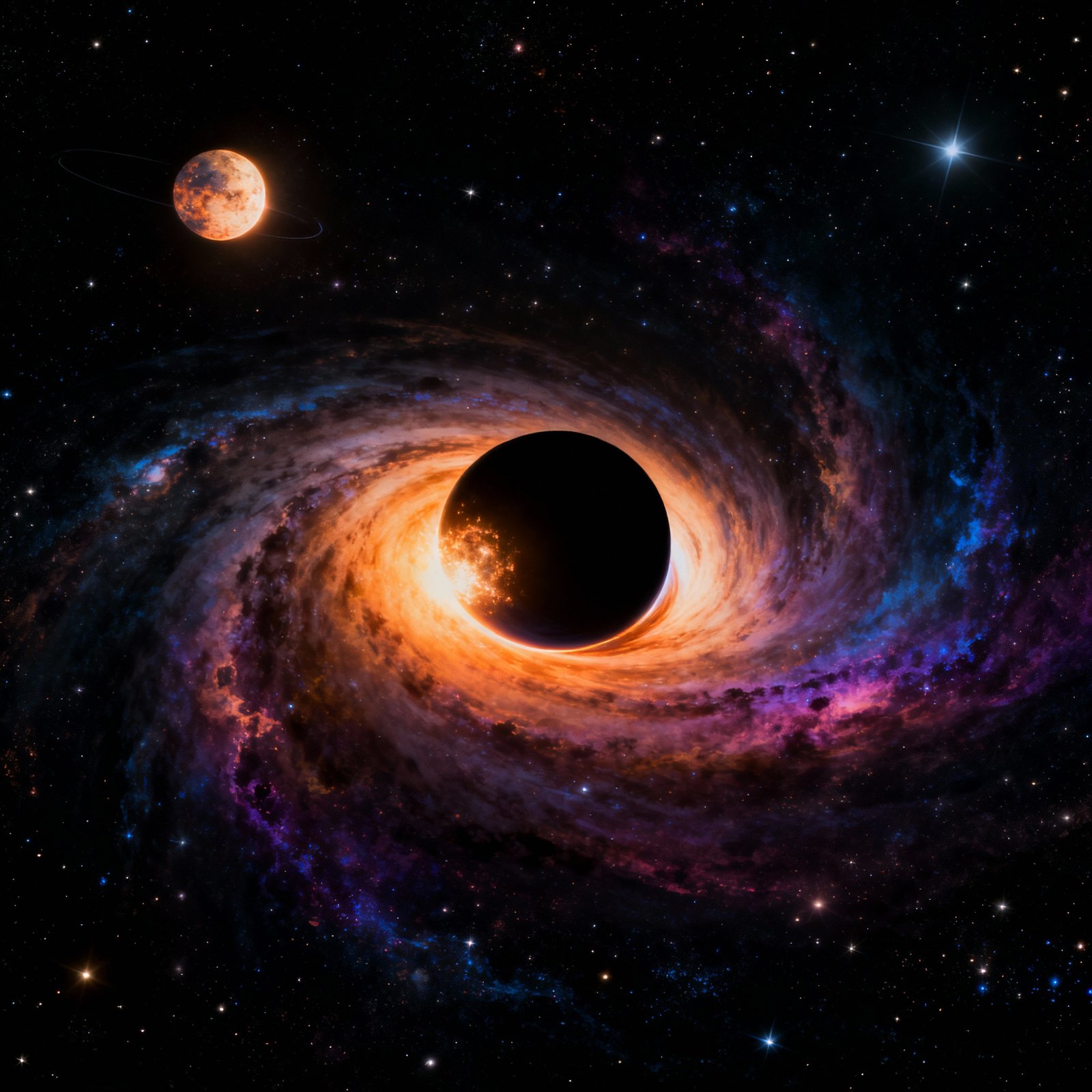 Astronomers Discover First 'Black Hole Triple' System